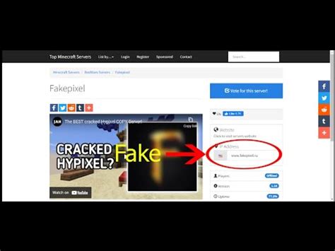 FAKEPIXEL SKYBLOCK IP Cracked Hypixel Server YouTube