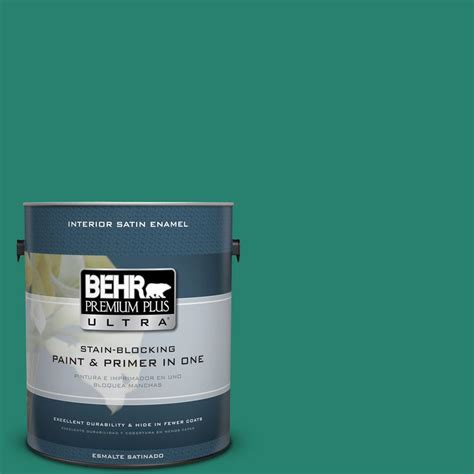 Behr Premium Plus Ultra Gal P Mermaid Sea Satin Enamel