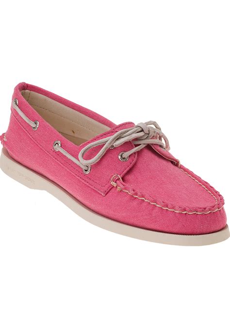 Sperry Top Sider Authentic Original 2 Canvas Loafers In Pink Lyst