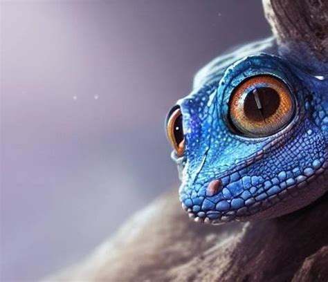 Blue Gecko (part of a series) by blue-gecko-ai on DeviantArt