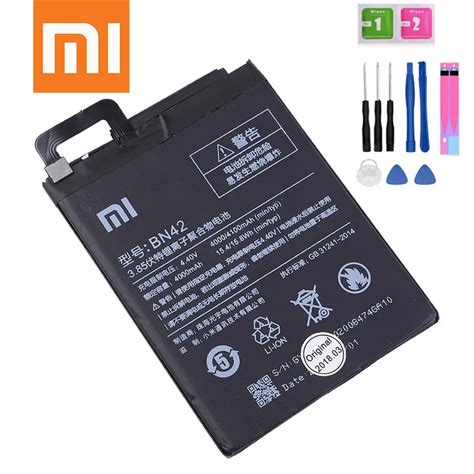 Aliexpress.com : Buy Xiaomi Phone Battery BN42 4000mAh High Capacity ...