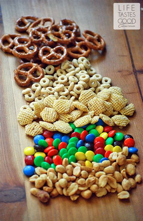 Easy Sweet And Salty Snack Mix With Mandms Life Tastes Good