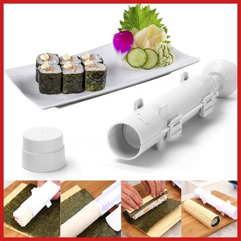 Sjw Sushi Kitchen Tube Kit Machine Apparatus Rolling Rice Roller Mold