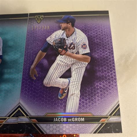 Topps Triple Threads And Prizm Jacob Degrom Base Mets SP Lot 99 150