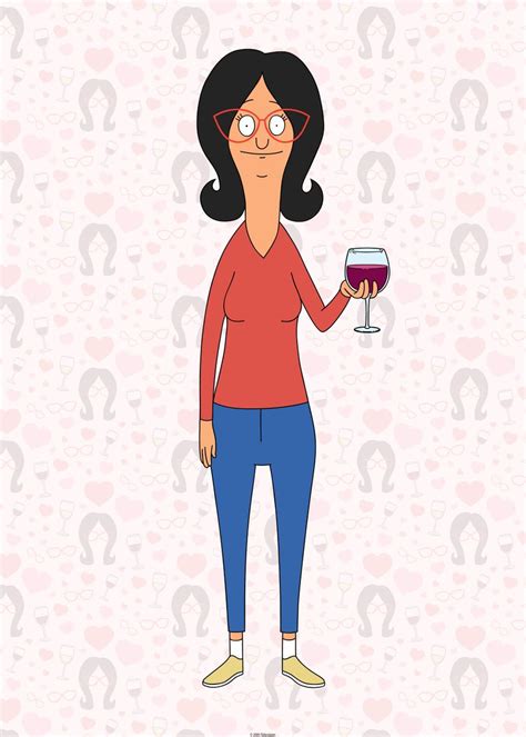 Linda Belcher Poster Picture Metal Print Paint By Bobs Burgers