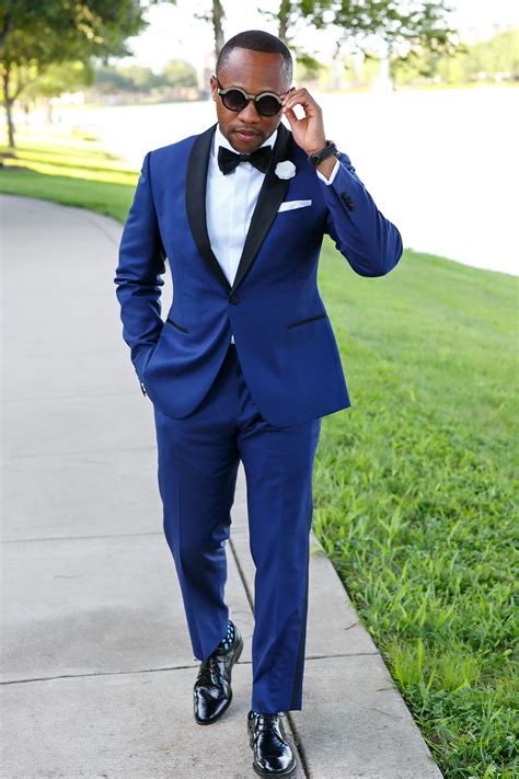 Ike Behar Ultra Slim Cobalt Blue Tribeca Ultra Slim Fit Tuxedo Jim S