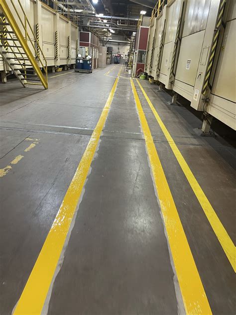 Line Striping Project With CHEM RESIST TMI Coatings