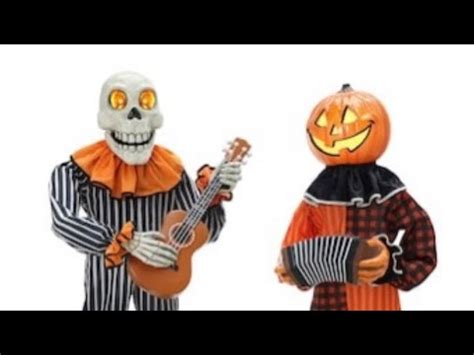 New 2023 Lowes Animated Skeleton And Pumpkin Halloween Band YouTube