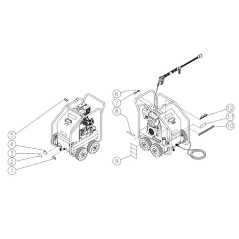 Mi T M Hsp Mgh Industrial Hot Water Pressure Washer Parts Mitmparts