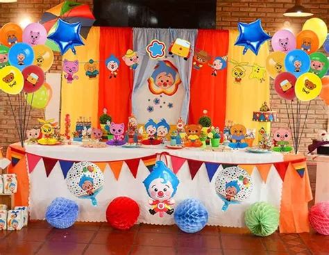 Kit Globos Metalizado Personajes Payaso Plim Plim En Venta En San