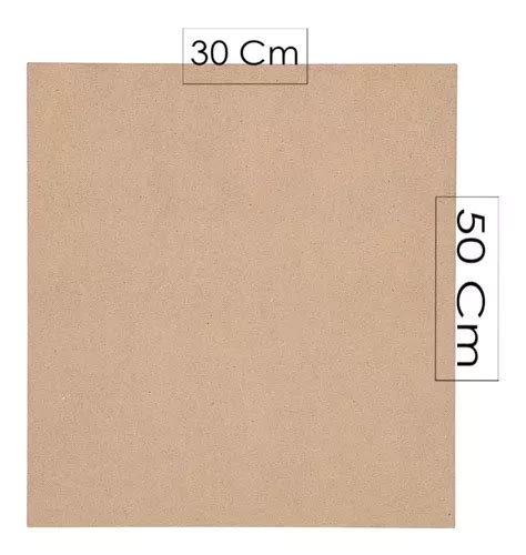 Lamina Tabla Madera Mdf 30 X 50 Cm X 5 Unidades MercadoLibre