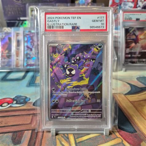 Psa Gem Mint Gastly Temporal Forces Illustration Rare