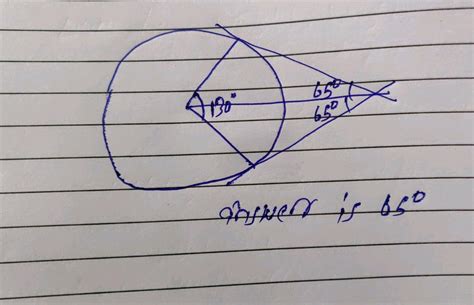 If The Angle Between Two Radii Of A Circle Is Circ