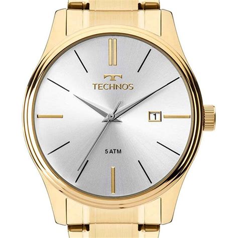 Relogio Technos Masculino Steel Analogico Dourado 2115mpn4k Casas Bahia