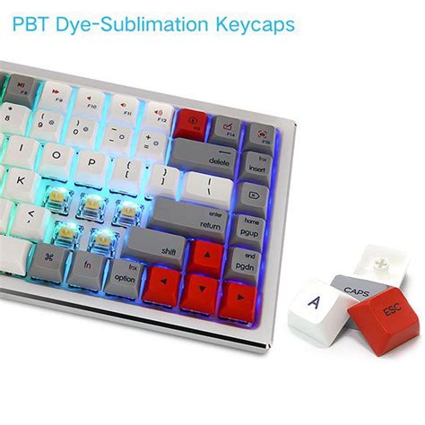 Buy Skyloong Sk S Retro Yellow Switches Pbt Keycaps Hot Swap