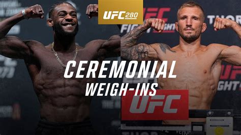 Ufc Ceremonial Weigh In Youtube