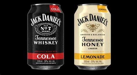 Jack Daniel S Lan A Drinques Prontos Em Latas Embalagemmarca Latas