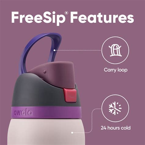 Snapklik Owala Freesip Insulated Stainless Steel Water Bottle