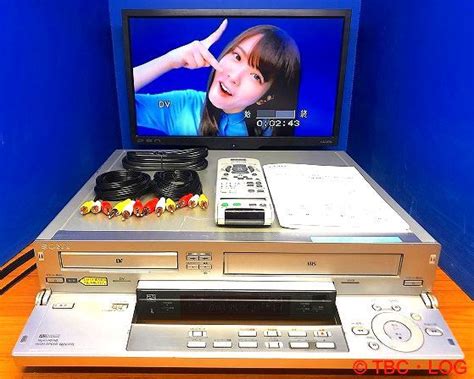 【傷や汚れあり】【動作保証】★sony Minidv Dv Vhs ビデオカセットレコーダー Wv Dr5 ★対応リモコン付き★動作良好★の