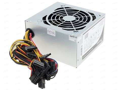 Блок питания POWERMAN 500W (PM-500ATX-F) серый - 500 Вт, EPS12V, 20 + 4 ...