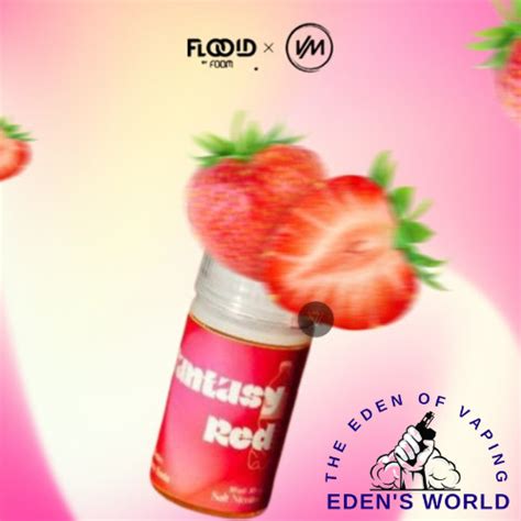 Jual Liquid Foom Fantasy Red Strawberry Soda Salt Nic Mg Ml By Foom