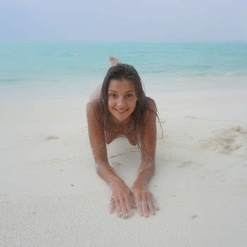 Sweet Girl Melena Maria Rya Having Some Naked Fun On The Beach Photos