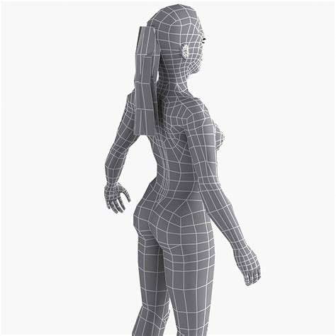 Realistic Nude Woman Body D Model