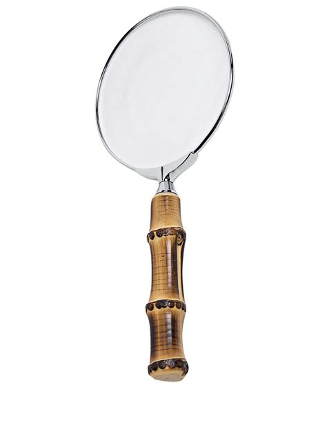 Lorenzi Milano Bamboo Magnifying Glass Brown Farfetch Au