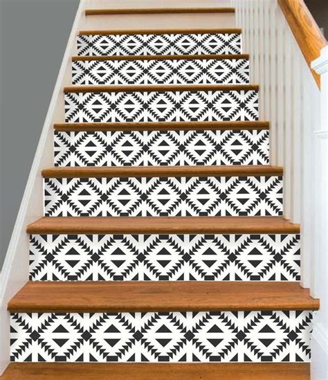 Steps Stair Riser Vinyl Strips Removable Sticker Peel Etsy