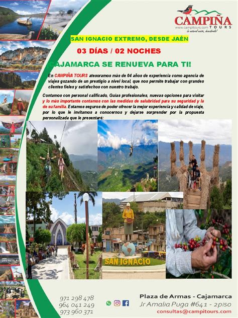 Viaje De Aventura A San Ignacio Cajamarca Con Actividades Extremas