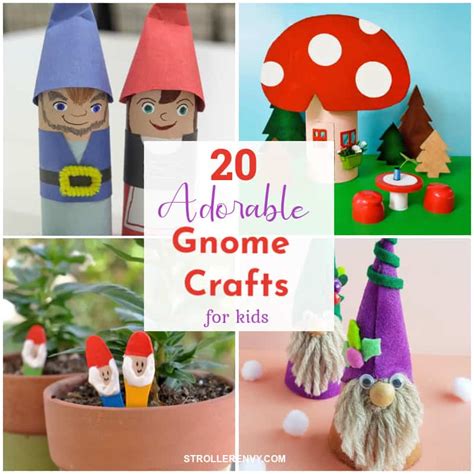 20 Adorable Gnome Crafts For Kids They Cant Help But Love