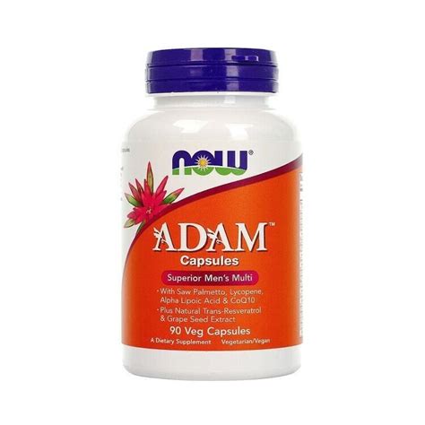 Купить NOW ADAM MULTI 90veg caps - Витамины для мужчин в Сургуте