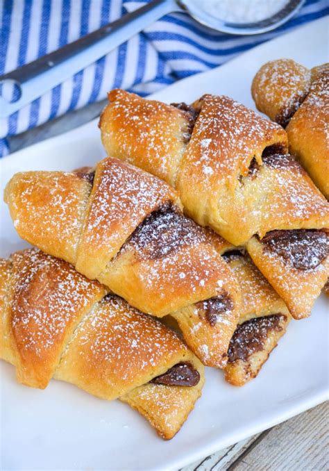 Nutella Crescent Rolls - The Quicker Kitchen