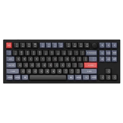 Keychron Q3 Knob Hot Swappable RGB TKL Mechanical Keyboard Gateron G Pro Blue Q3 M2Z Mwave
