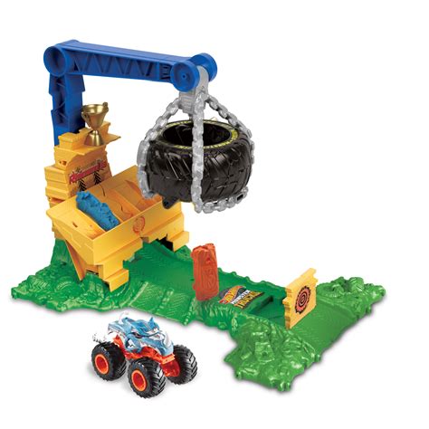 Hot Wheels Monster Trucks Aréna výzva pro Rhinomita herní set HTP18 za 449 Kč Allegro