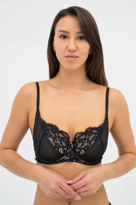 Бюстгальтер Effetto Lingerie м яка чашка KRISTINA чорний піон
