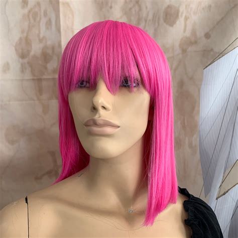 Deluxe Hot Pink Long Bob Wig Perth Hurly Burly Hurly Burly Abn