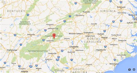 Where is Blue Ridge Mountains on map North Carolina