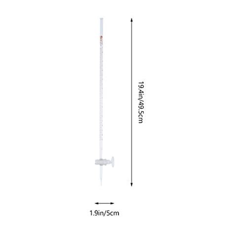 Villcase Laboratory Burette Burette Acid Burette Glass Buret Laboratory Tools Lab Glassware For