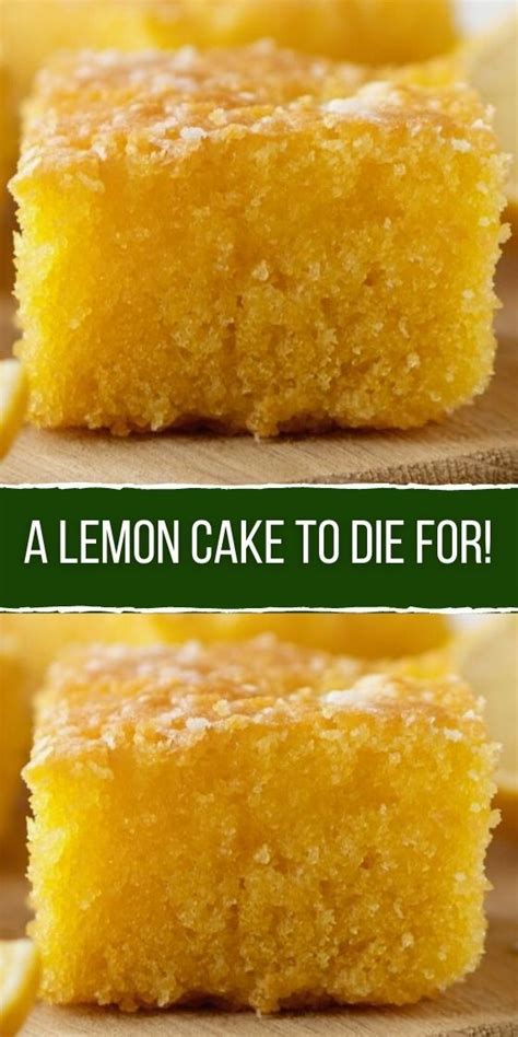 A Lemon Cake To Die For 100k Recipes Lemon Cake Mix Recipe Lemon Cake Easy Lemon Cake Recipe