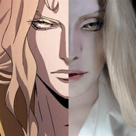 [Self] cosplay makeup attempt of Alucard Tepes! : r/castlevania