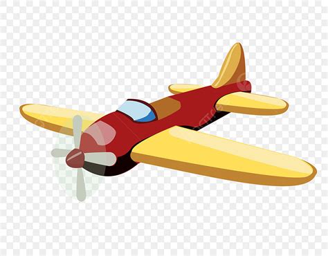 Airplane Propeller Clipart Vector, Yellow Propeller Airplane ...