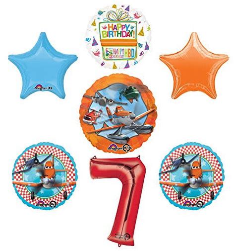 Planes Fire And Rescue 7th Birthday Party Supplies And Balloon