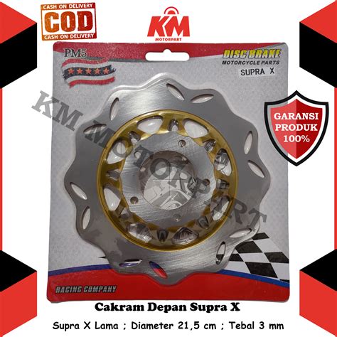 Cakram Depan Supra X Lama Standard Disc Brake Piringan Supra X Diameter