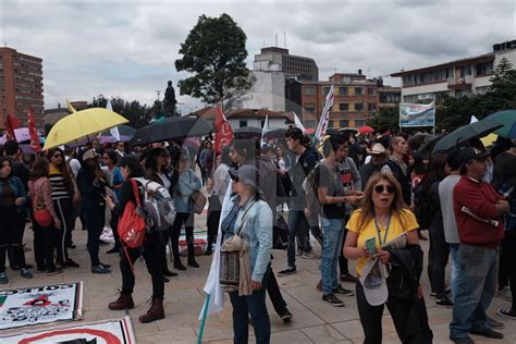 Gran Marcha Nacional En Bogot Colombia Anadolu Ajans