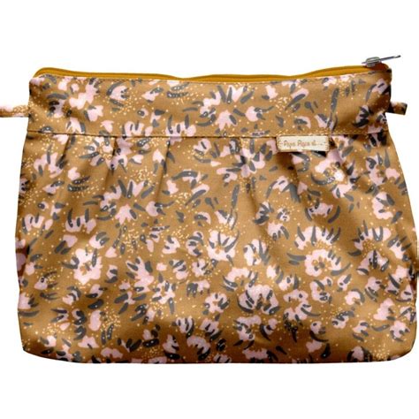 Pochette Pliss E Gypso Ocre Papa Pique Et Maman Coud