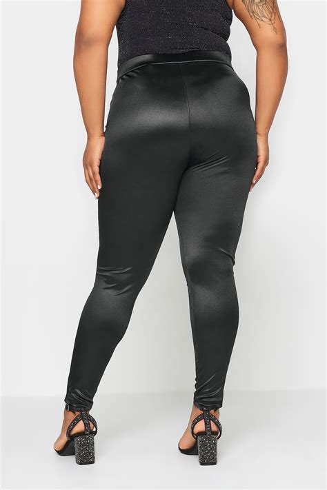 Yours Disco Legging In Zwart Yours Clothing