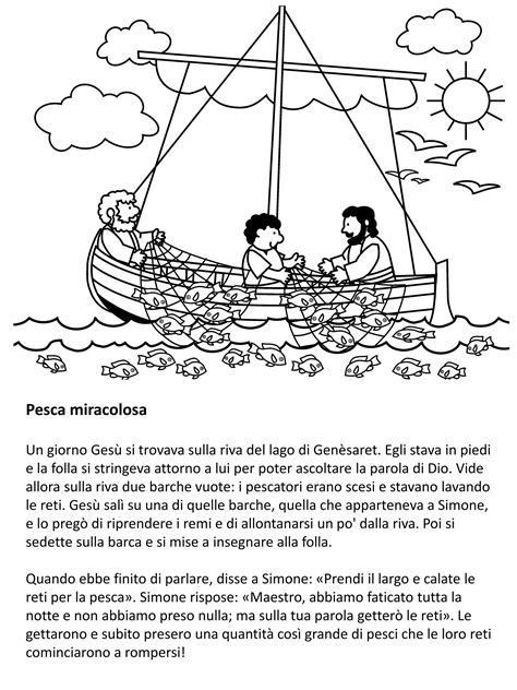 I miracoli di Gesù libro da colorare PDF