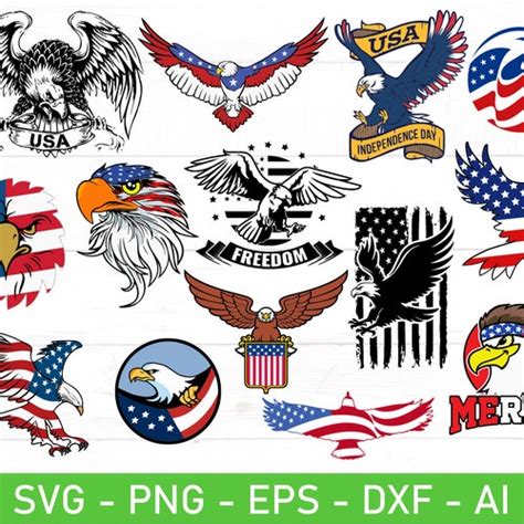 Distressed American Eagle Flag Svg Usa Flag 4th July Svg Etsy Singapore