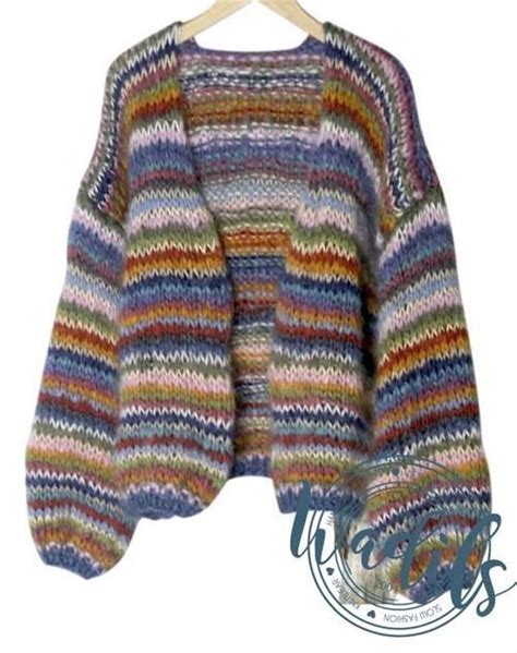 Tilda Cardigan Strikkeopskrift Strikkeopskrifter Striber Cardigan